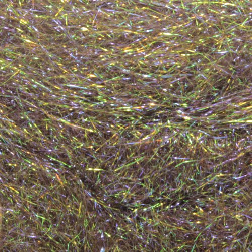 Ice Dub Dubbing - Flashy Synthetic for Nymphs & Streamers - Olive Brown