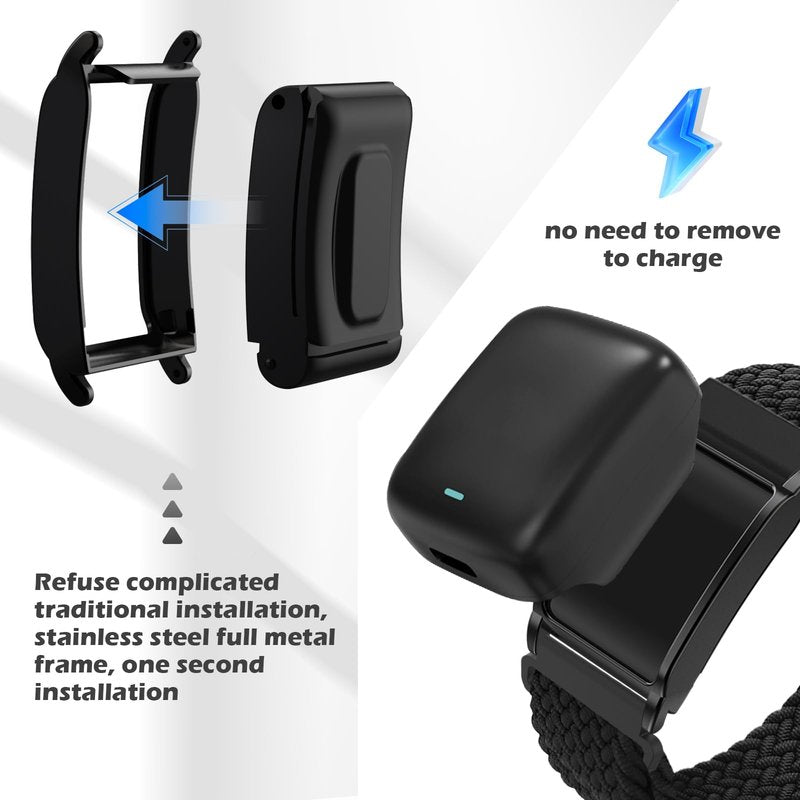 Anpzband Braided-Magnetic-Band Compatible With Whoop-4.0/3.0 Band - Adjustable Breathable Elastic Straps Replaceable Wristband for Whoop 4.0/3.0, Women Men, Fashion Multicolor