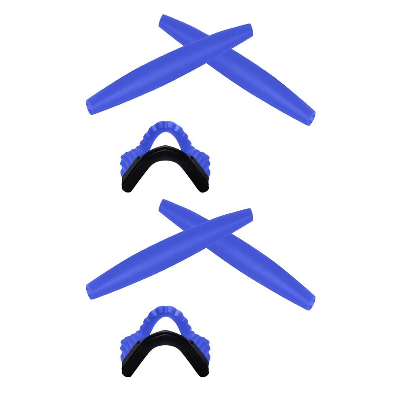 SmartVLT 2 Pair Blue Replacement Earsocks & Nosepieces Kits for Oakley M Frame Series