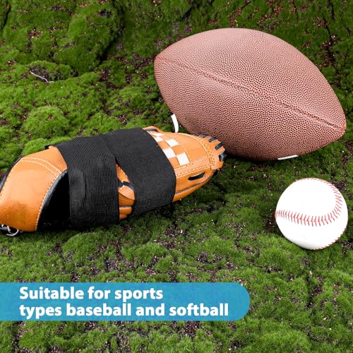 2 PCS Baseball & Softball Glove Wrap - Elastic Strap for Pocket Shaping