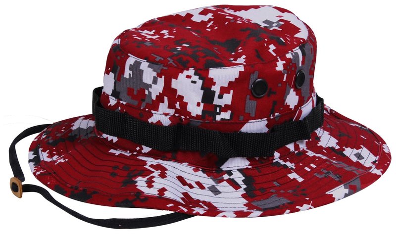 Rothco Boonie Hat, Red Digital Camo, Size 7 3/4