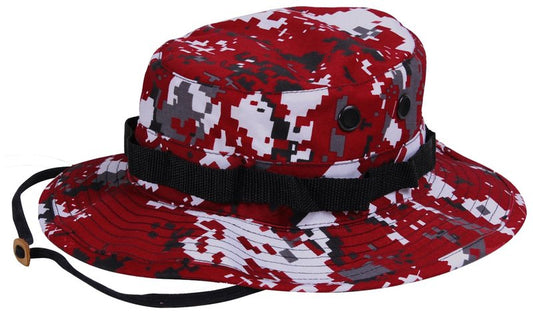 Rothco Boonie Hat, Red Digital Camo, Size 7 3/4
