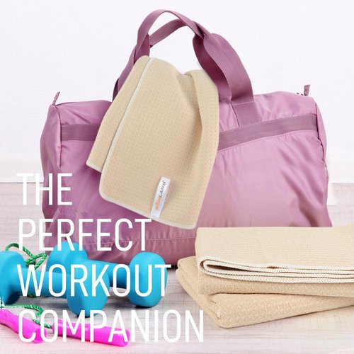 SUNLAND Microfiber Sports Workout Towel Fast Drying Fitness Sweat Towels for Men Women Lightweight Multi-Purpose Gym Exercise Towels 3 Pack 16Inch x 32Inch