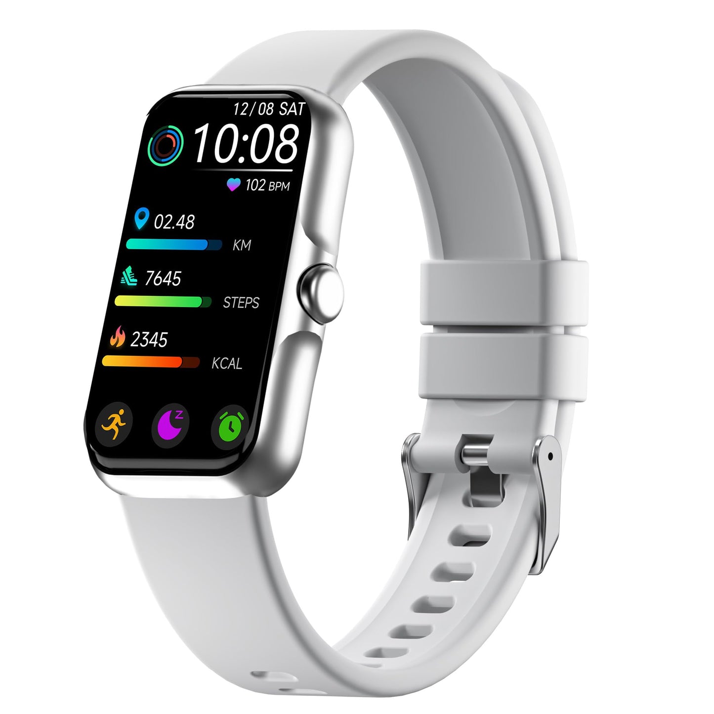 Health Fitness Tracker, Smart Watch with 24/7 Heart Rate and Blood Oxy-gen Monitor, Sleep Tracker with IP68 Waterproof, Activity Tracker Pedometer Step Counter for Women Men