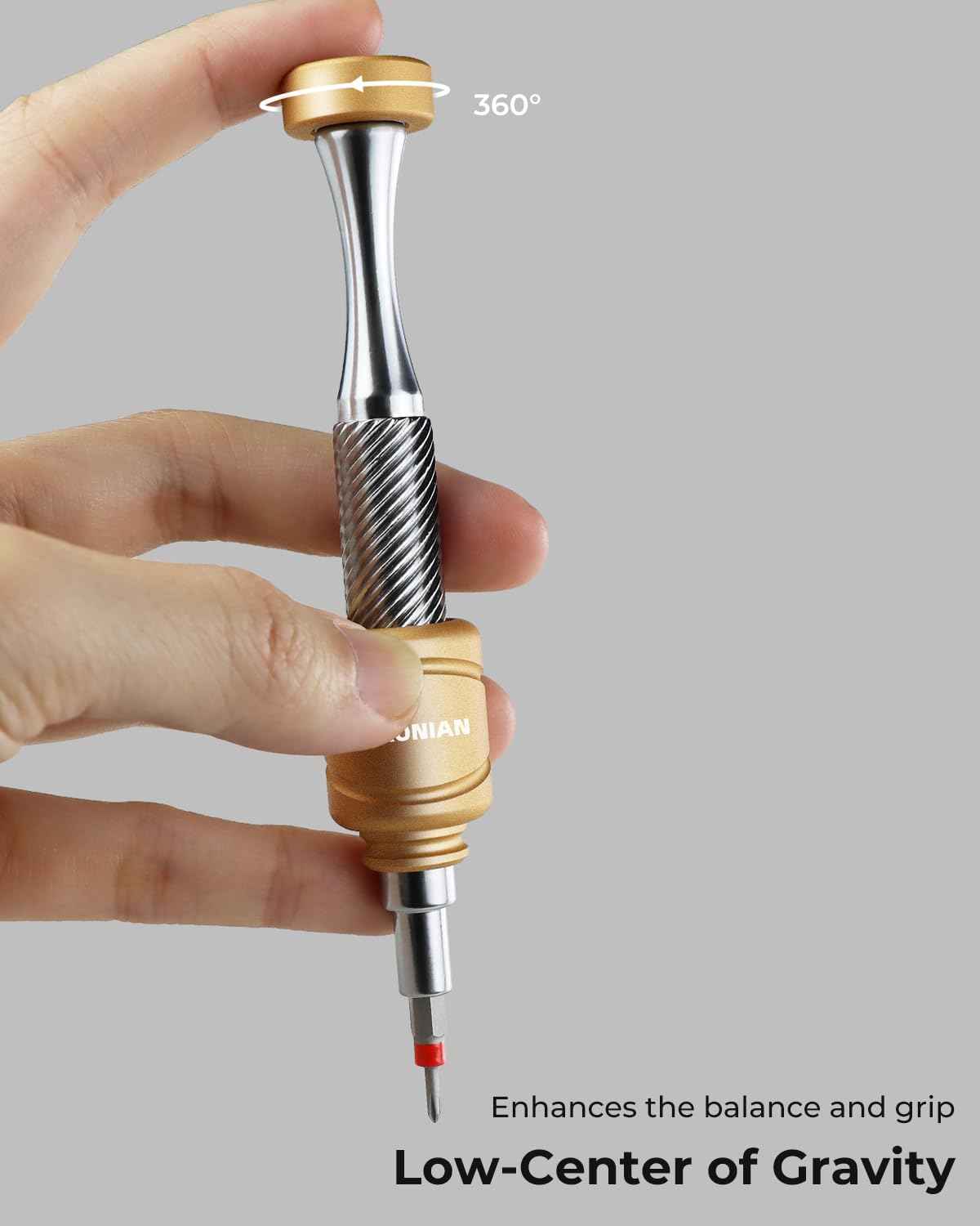 37 in 1 Precision Screwdriver Set XIAONIAN Mini Screwdriver,Small Screwdriver Set,Compact Micro Repair Tool Kit with Magnetic Tip 360°Spin,for DIY,Phones,Laptops,Watch,Eyeglasses,Small Appliances