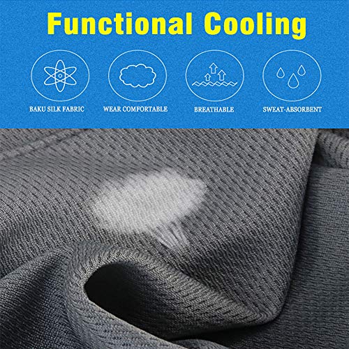 3 Pack Cooling Skull Cap Helmet Liner - Medium / Black, Royal Blue, Grey