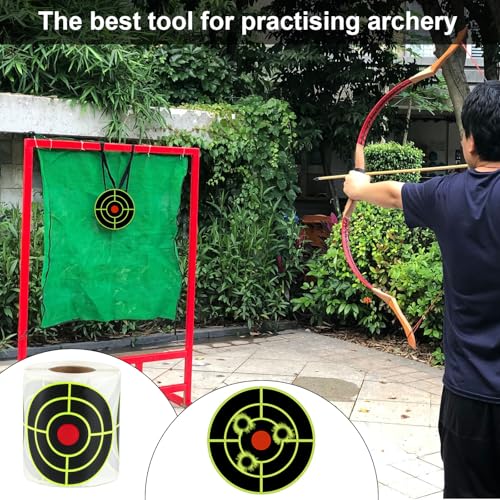 3 Inch Self-Adhesive Splatter Shooting Targets - 200 Pcs