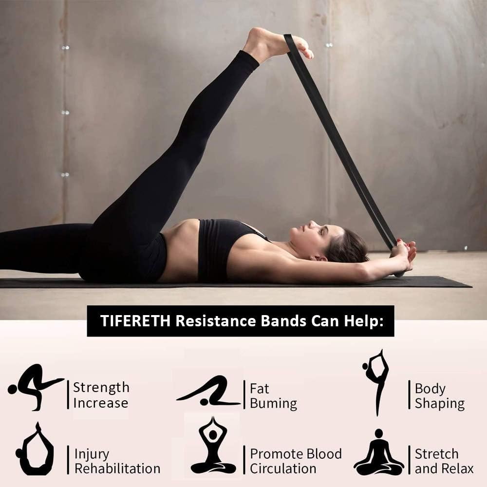 Skiennix Pull-Up Bands | Resistance Bands for Effective Workouts - Long & Versatile for Home or Gym