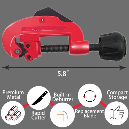 Golf Club Shaft Cutter, 2 in 1 Golf Club Cutting Tool with Built-in Deburrer, for Steel or Graphite Shaft, Handheld DIY Custom Fitted Golf Clubs