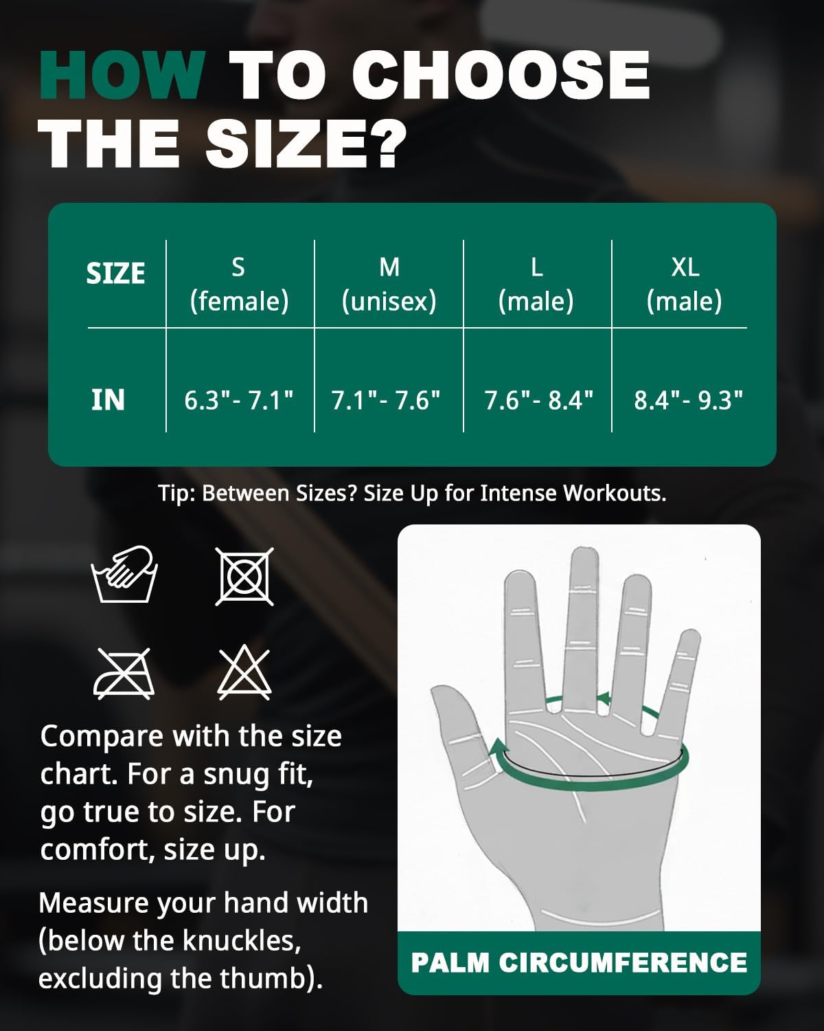 Trideer Weight Lifting Gloves - Full Palm Protection & Wrist Wrap Support for Men | Ideal for Cross Training & Fitness