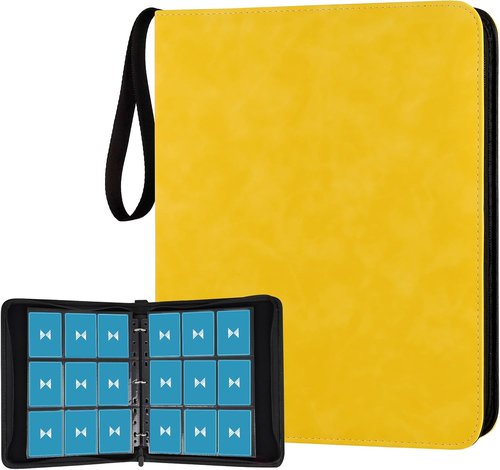 GERMUN 720 Card Binder - Premium Double-Sided Trading Card Album for MTG & TCG | Yellow