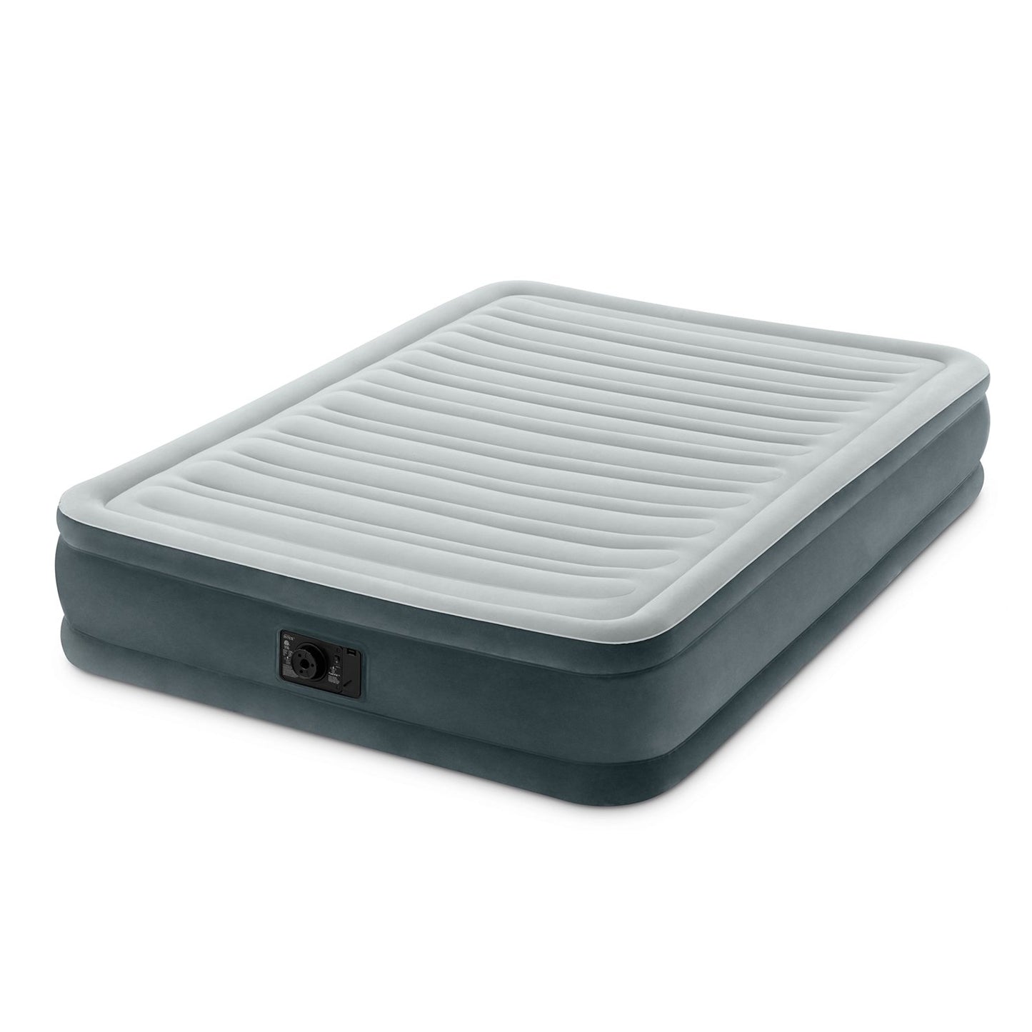Intex Comfort Plush Mid Rise Dura-Beam Airbed with Built-in Electric Pump, Bed Height 13", Full