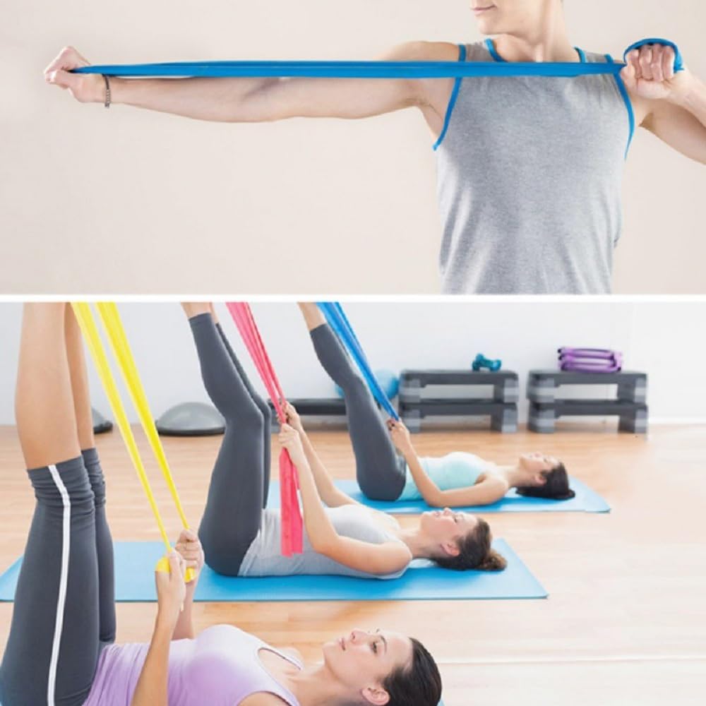 5 Pack Resistance Bands Exercise Sports Loop Fitness Home Gym Yoga Latex Set，for Home Fitness, Workouts, Strength Training, Gym, Natural Latex Fitness Workout Bands