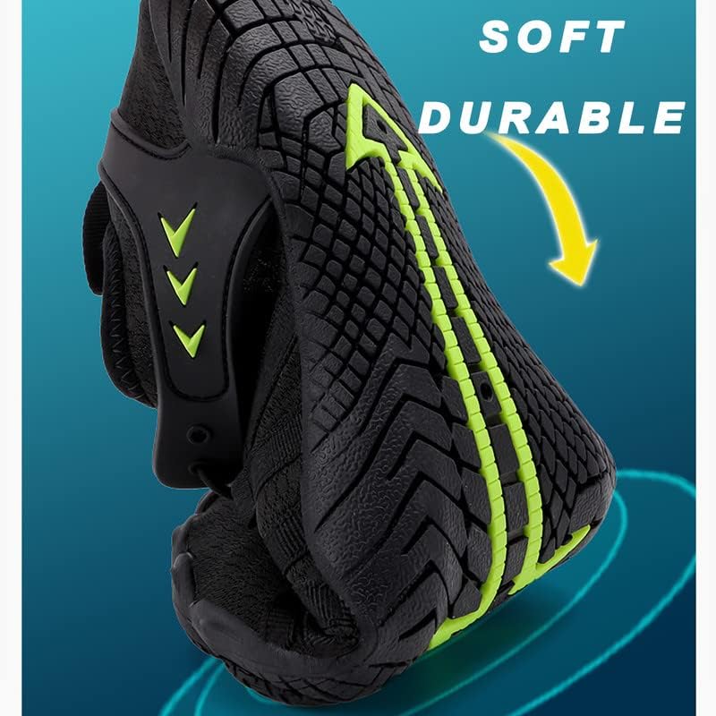 Skiennix Water Shoes - Quick-Dry Barefoot Aqua Shoes for Men & Women | Ideal for Beach, Pool, and River Activities