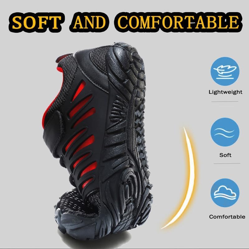 MIFAWA Barefoot Shoes - Men's Wide Toe Box Zero Drop Water Shoes for Gym & Hiking | Minimalist Design