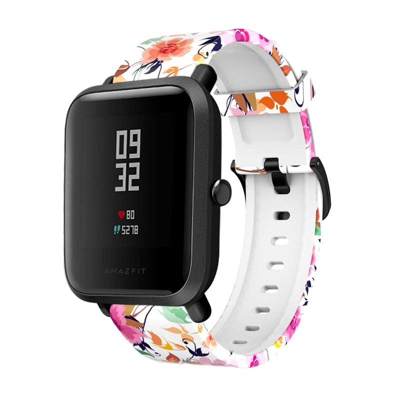 Compatible with Hero Band iii Bands 20mm Silicone Soft Quick Release Wristband Replacement Straps for Hero Band iii SmartWatch Band Women Men (SixColos-A)