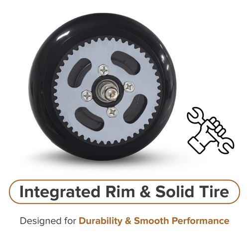 AlveyTech Chain Drive Rear Wheel for Razor E90 Accelerator, E100 (Versions 5+), E125 (Versions 6+), E150 (All Versions), and E175 (All Versions) Electric Scooter