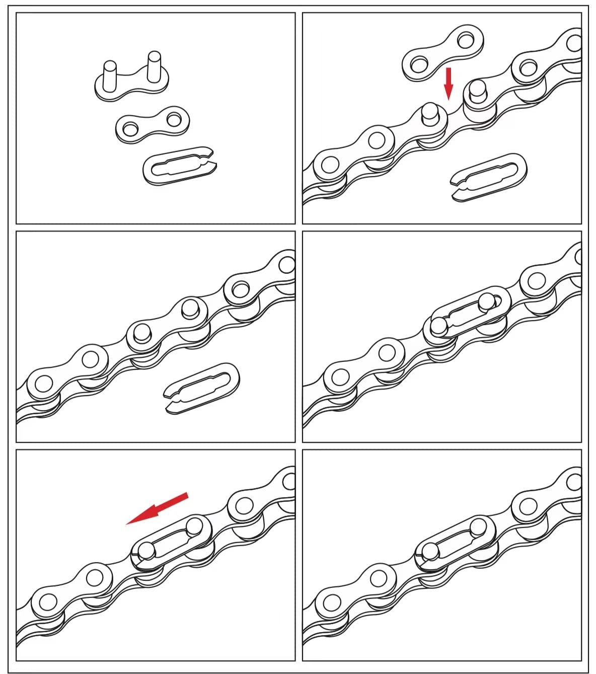 Single-Speed Bicycle Chain, 1-Speed Bike Chain, Multicolour, 1/2 x 1/8 Inch, 116 Links (116L, Black, 1)