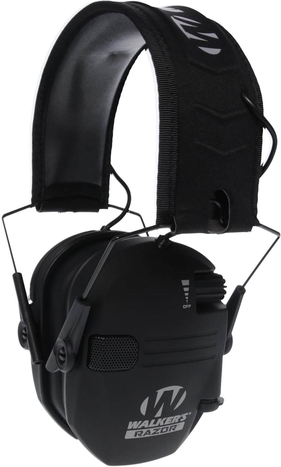 Walker’s Razor Slim Electronic Muff - Noise-Canceling Hearing Protection | Adjustable Fit