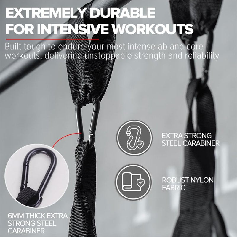 Ab Slings Straps for Pull Up Bar, Portable Arm Support, Hanging