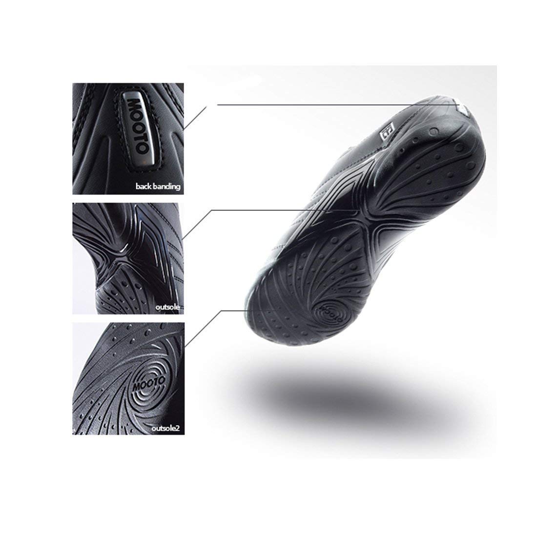 MOOTO Wings Korea Taekwondo Shoes Competition Black/Twotone 280mm(US 9.5), Black