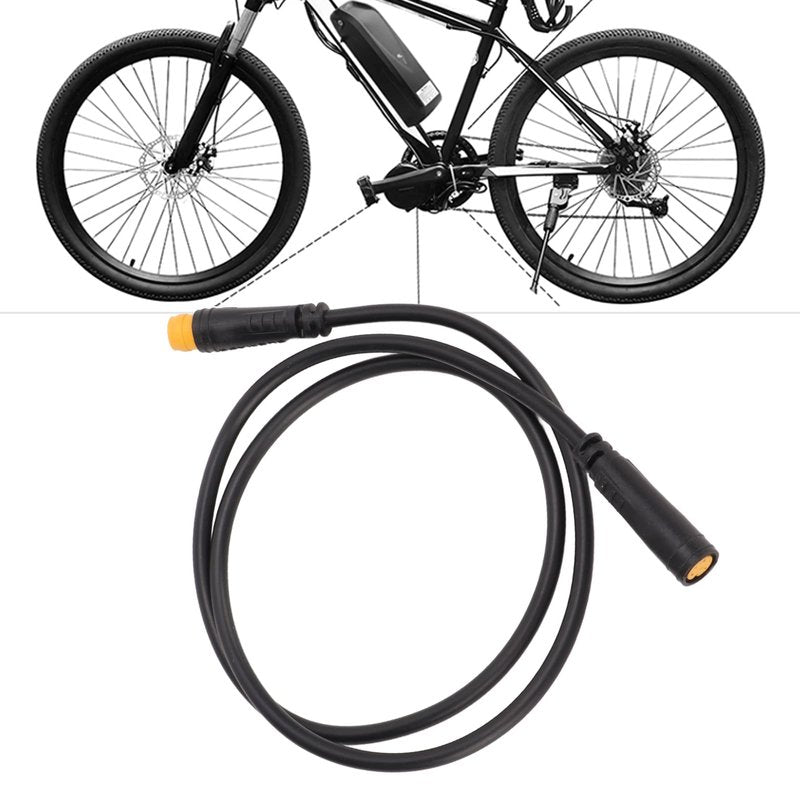 Extension Cable, 3Pin Connector for BBS Throttle Brake Handle Cable Electric Bike Modification DIY Cycling Project Accessory (Male to Female)