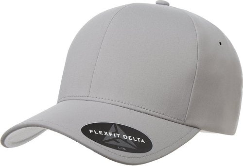 Flexfit Men's Delta Seamless Baseball Cap - Silver Color | Large-X-Large Size