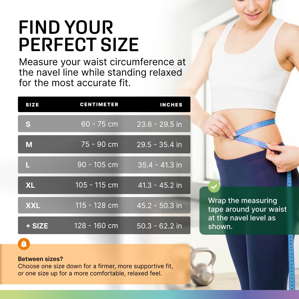 Modvel Lower Back Brace for Men and Women – Back Support Belt for Pain Relief, Herniated Disc, Sciatica, Scoliosis – Lumbar Compression Brace.