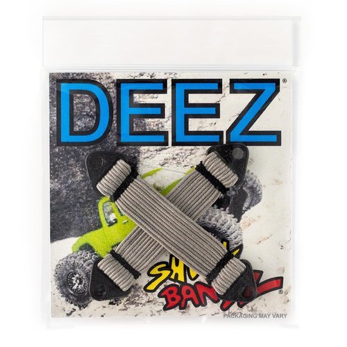 DEEZ Shock BANDZ: [Patent Pending] High-Performance Shock Bands for RC Cars & Vehicles, 1/8 1/10 1/18, 2-Pack, RC Shock Absorbers for Crawlers, Improve Climbing & Control (Gray - 90MM, Flexible)