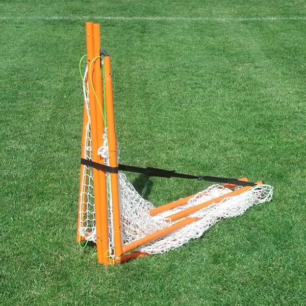 Full-Size Lacrosse Goal - Brave-V6 with Pre-Strung Net