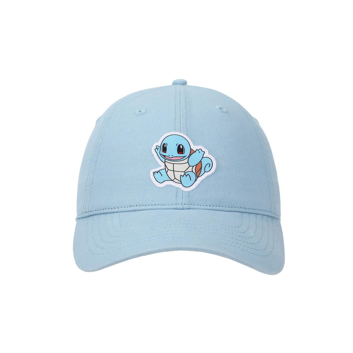 Bioworld Pokémon Squirtle Printed Patch Blue Unstructured Baseball Cap