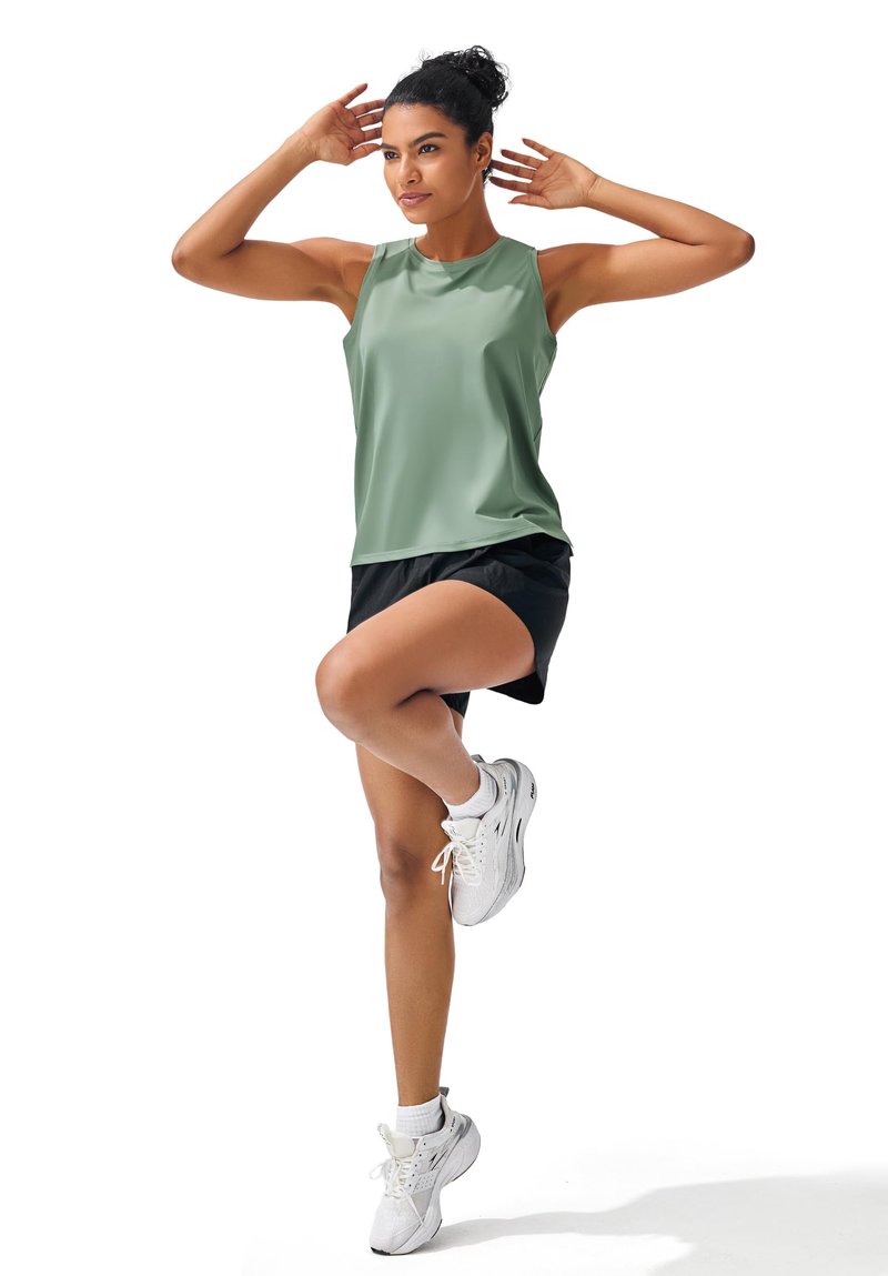 Workout Tops for Women Athletic Running Gym Tank Yoga Cool-Dry Sleeveless Loose Fit Shirts