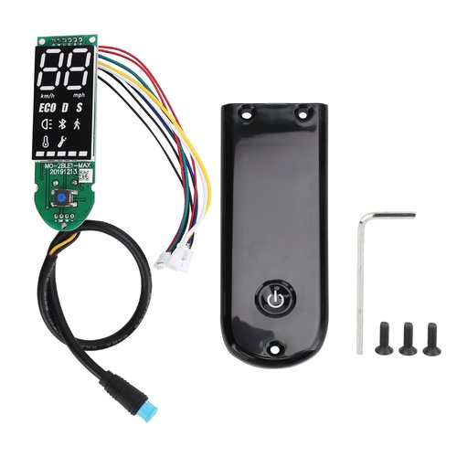 VGEBY Electric Scooter BT Digital, Scooters Equipment Accessories Display Dashboard with Display Panel Cover, Circuit Board and Screen Cover for G30