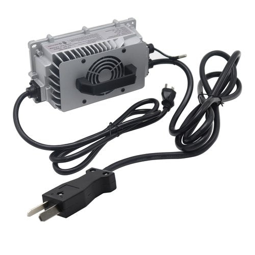 36V 18A Golf Cart Battery Charger for 36 Volt Club Car/Yamaha Golf Cart with Crowsfoot Style Connector Crows Foot Plug