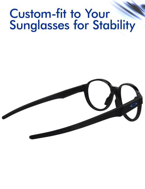 SAUCER Replacement Nose Pieces Pads for Oakley Sutro TI OO6013 Sunglass - Standard Black + Asian Fit Black