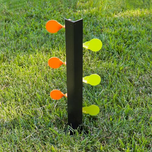 Dueling Tree Airsoft BB Gun Shooting Target - Metal, 6 Paddles