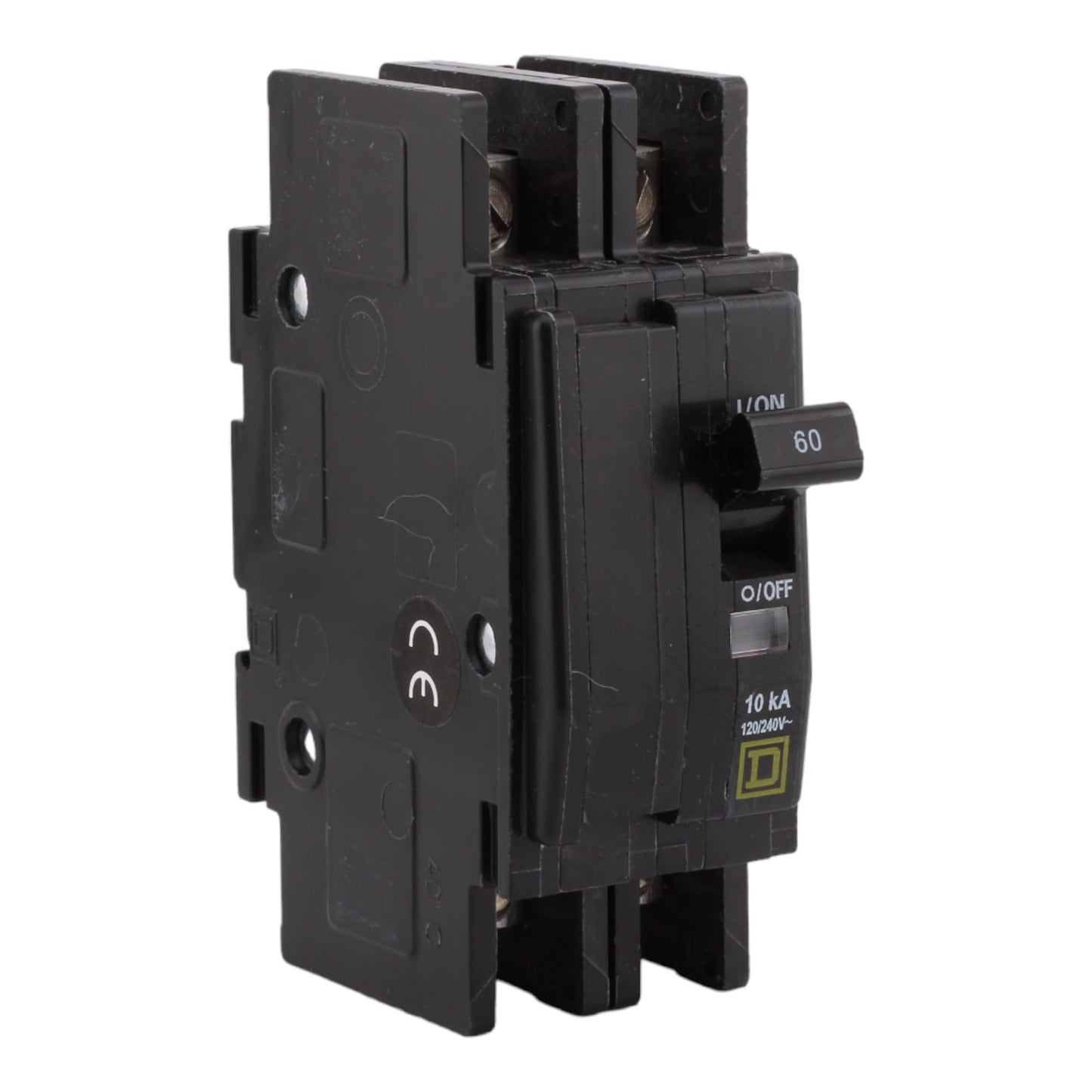 SCHNEIDER ELECTRIC QOU260 Miniature Circuit Breaker 120/240V 60-Amp LD CTR Hom Mlo 240V 125A 1 Ph 4SP Nema3R