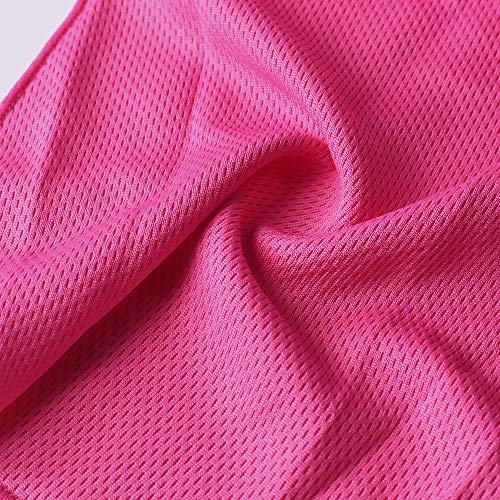 TOPLOR Skull Caps for Men - Cooling Bandana Cap Cycling Helmet Liner, Small-Large, Rose Red/Pink/Purple