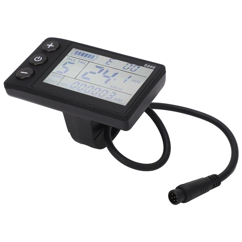 Electric Scooter Conversion LCD Display with 6P Waterproof Connector Mountain Conversion LCD Panel Parts