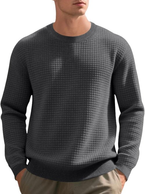 LIZALIG Men's Tee - European Style Solid Color Round Neck Shirt | Breathable Base Layer for Gym & Casual Wear