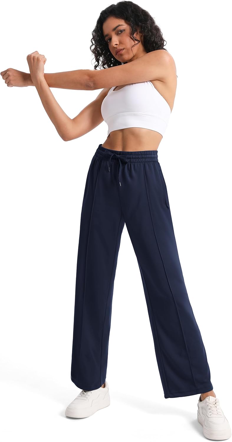 Tapata Women's Track Pants - Loose Straight Leg Jogging Sweatpants for Athletic Comfort | Multiple Inseams