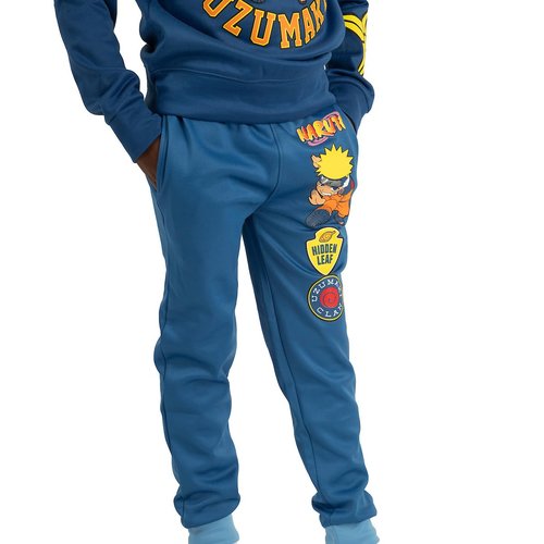 Bioworld Naruto Youth Hoodie and Sweatpant Set Multicolored