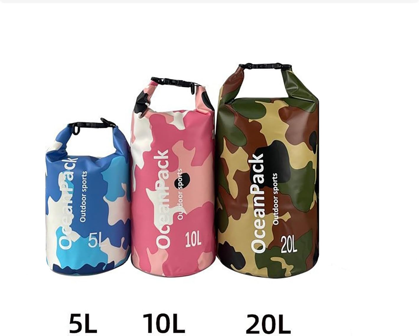 Skiennix Waterproof Dry Bag - Lightweight Roll Top Storage for Travel & Outdoor Activities | 5L/10L/20L Options