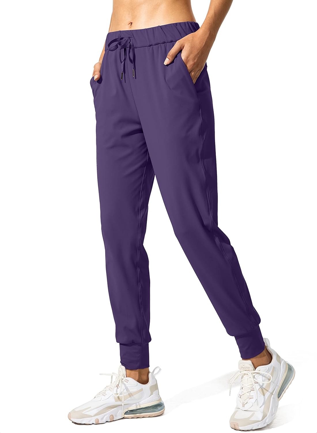 SANTINY Women's Joggers - Comfortable Drawstring Sweatpants with Pockets | Ideal for Running & Lounging