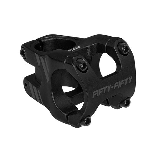 FIFTY-FIFTY Mountain Bike Stem, Aluminum Alloy Short MTB Stem, Suitable for 1-1/8 Steer Tube 31.8mm Bicycle Handlebar, Fits for All Mountain, Endure, Downhill, Freeride (35mm, Black)
