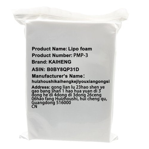 KAIHENG Lipo Foam Pads for Post Surgery, 3 Pack BBL Abdominal Foam Pads Boards Help Out When Using Ab Board Compression Garments Tummy Tuck,Liposuction Surgery Foam Sheet for Recovery 8" x 11"