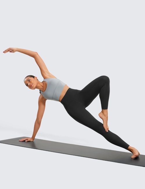 CRZ YOGA Yoga Leggings - Buttery Soft High Waisted Workout Pants | 25" Length for Ultimate Comfort