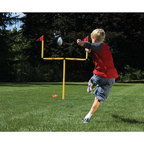 Youth Football Goal Post Set - Adjustable 4ft to 6ft, Easy Setup