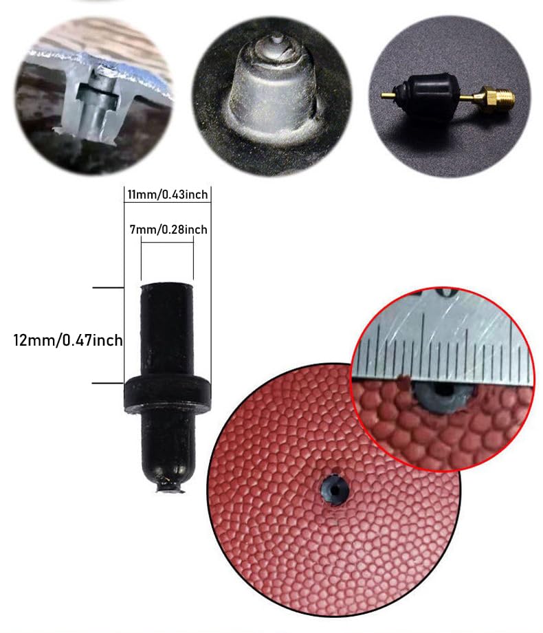 30-Pack Ball Pump Nozzle & Needle Kit for Sports Balls