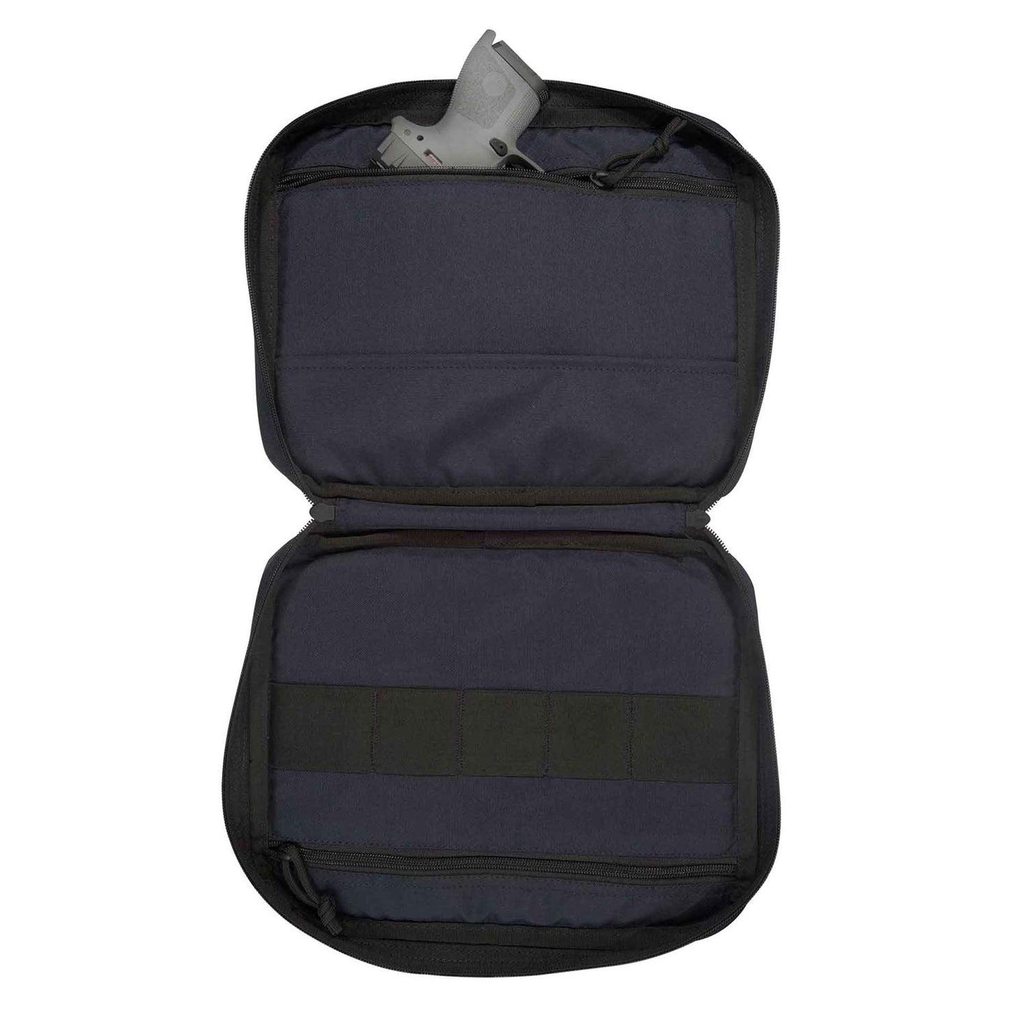 BERETTA 11.45" x 3" x 9" Durable DWR 600D Nylon Fully Padded Protective Soft Gun Case, Navy